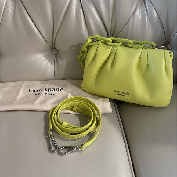 🌟SOLD🌟 NWT Kate Spade New York Soufflé Smooth Leather Small Crossbody Bag - Picture 5 of 6